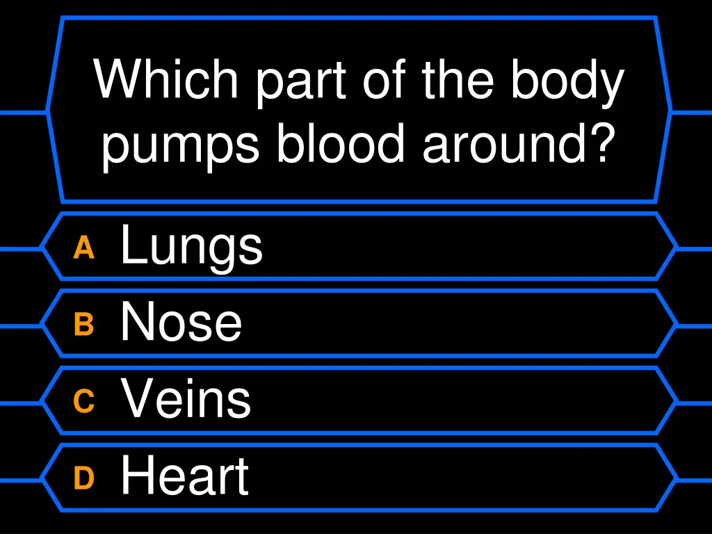which part of the body pumps blood around
