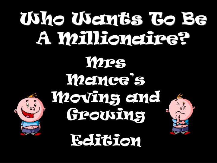 who wants to be a millionaire