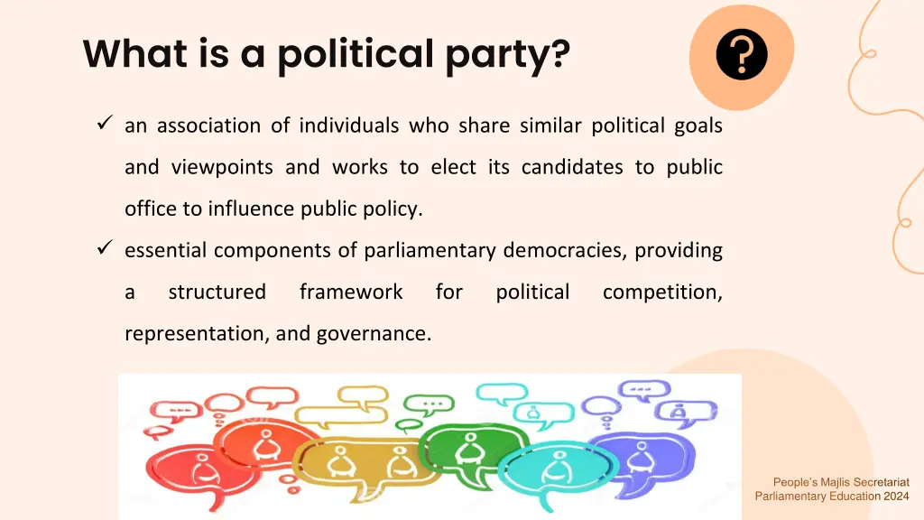 what is a political party