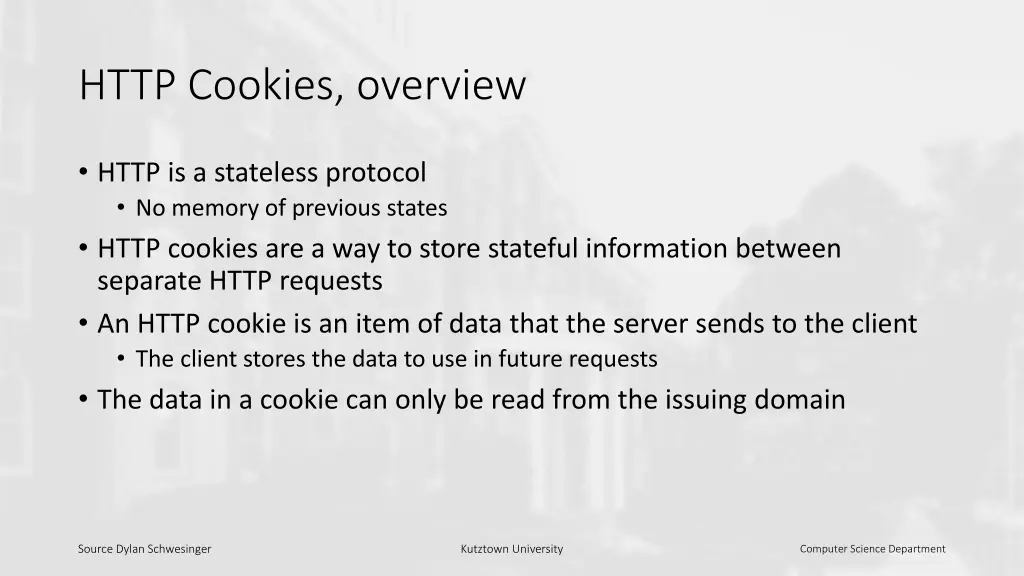 http cookies overview