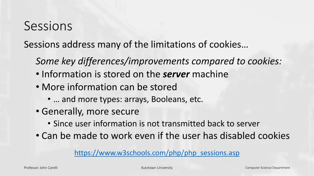 sessions