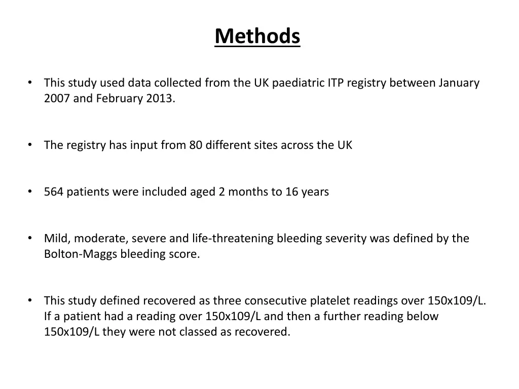 methods