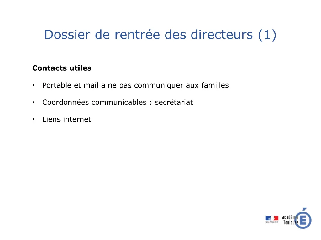 dossier de rentr e des directeurs 1