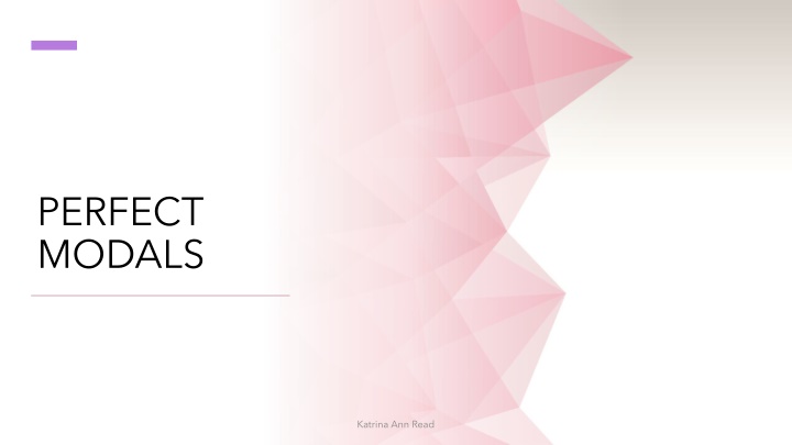 perfect modals