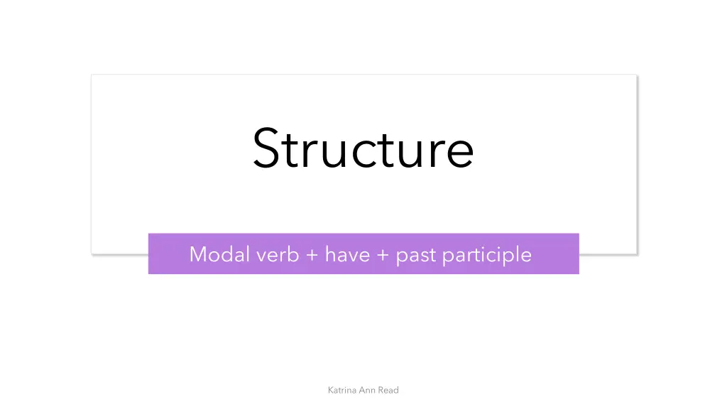 structure