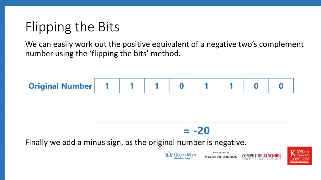 flipping the bits