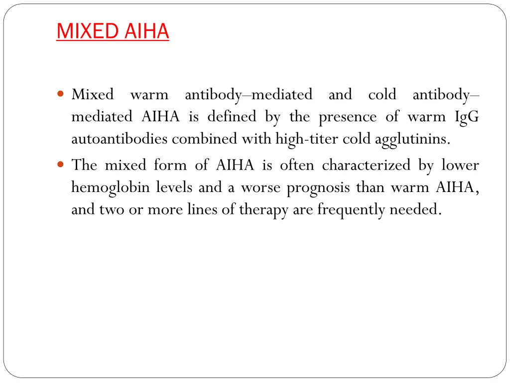 mixed aiha