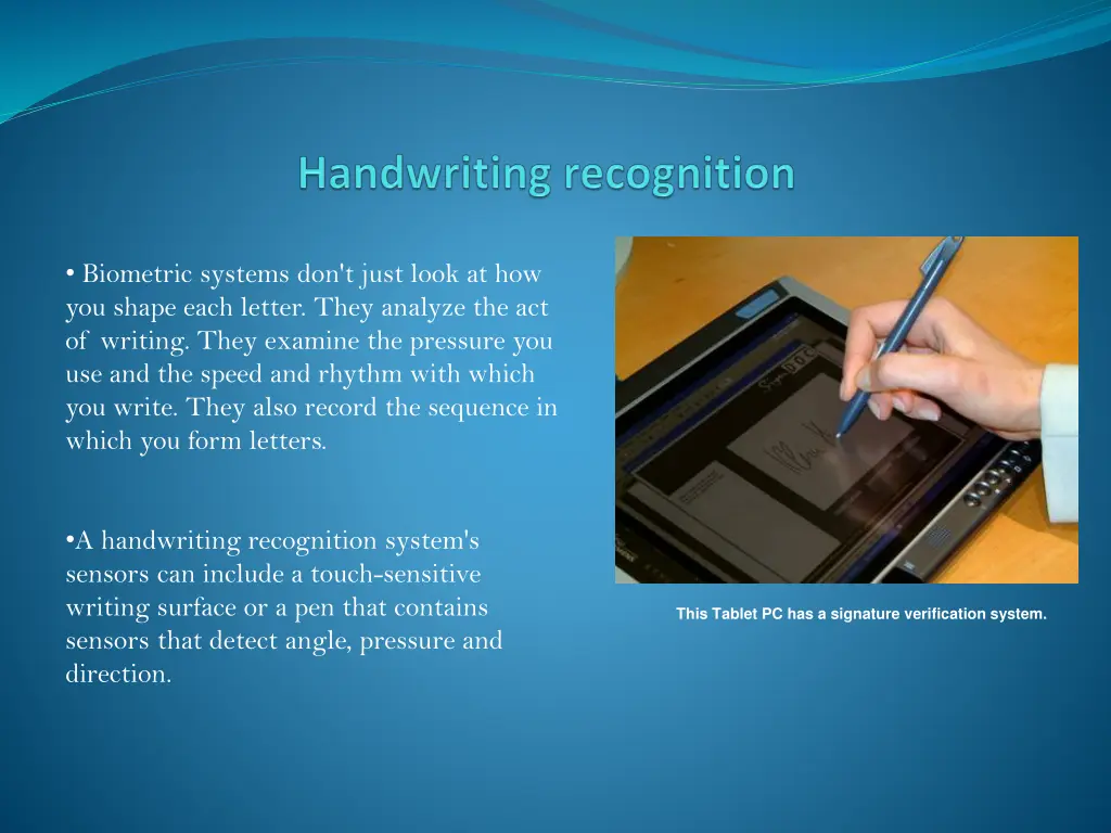 biometric systems don t just look