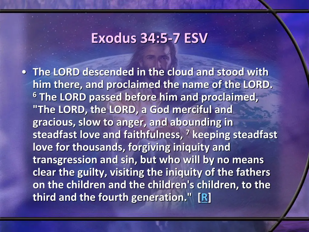 exodus 34 5 7 esv