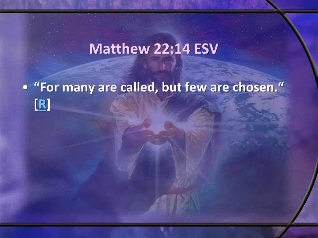matthew 22 14 esv