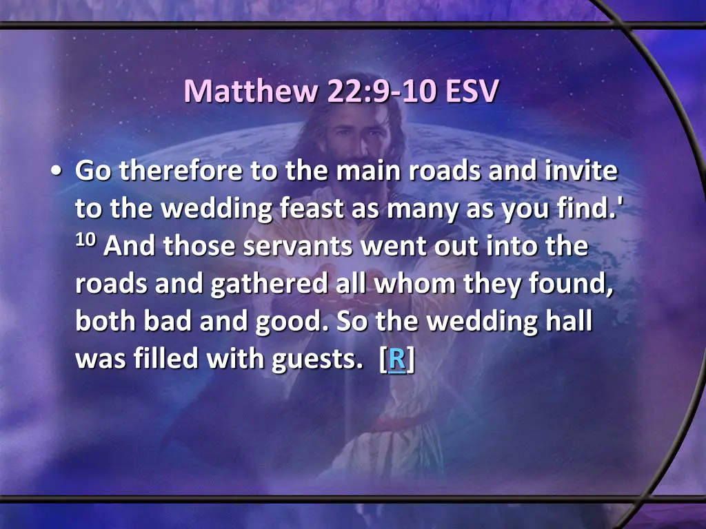 matthew 22 9 10 esv