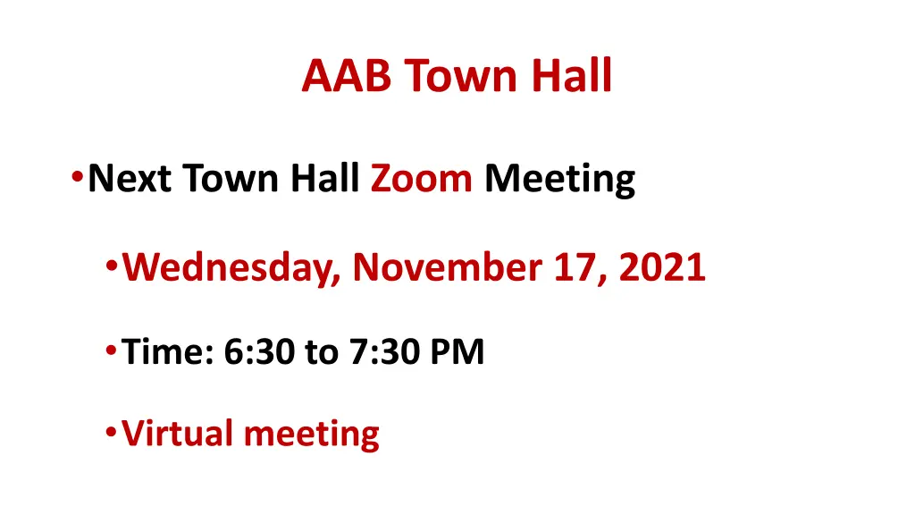 aab town hall 18