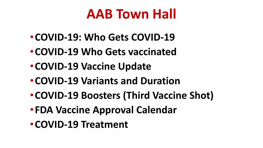 aab town hall