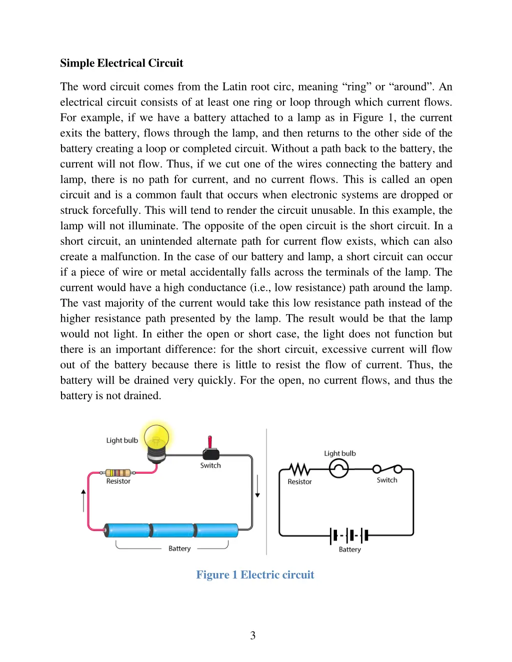 simple electrical circuit