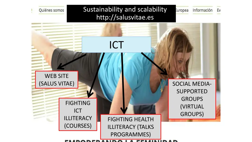sustainability and scalability http salusvitae es