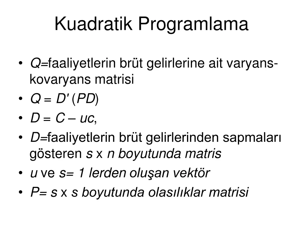 kuadratik programlama 2