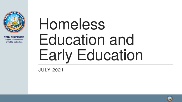 homeless education and early education