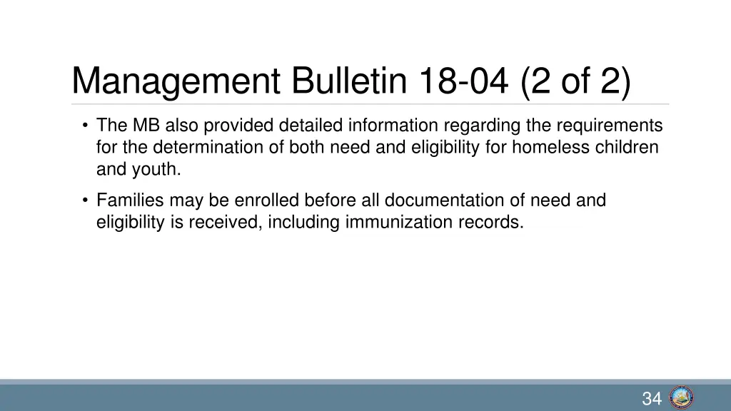 management bulletin 18 04 2 of 2