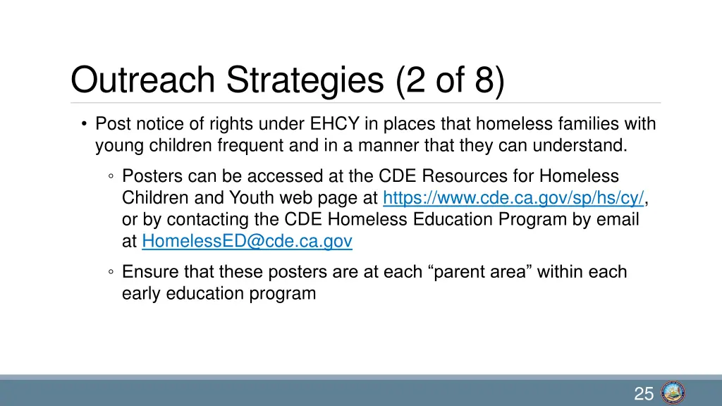 outreach strategies 2 of 8