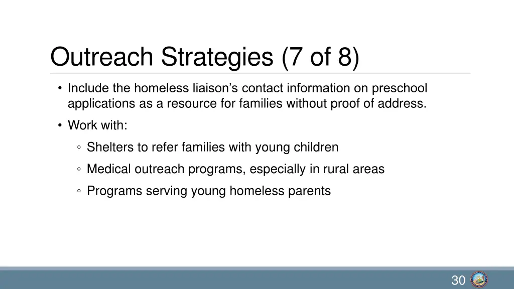 outreach strategies 7 of 8