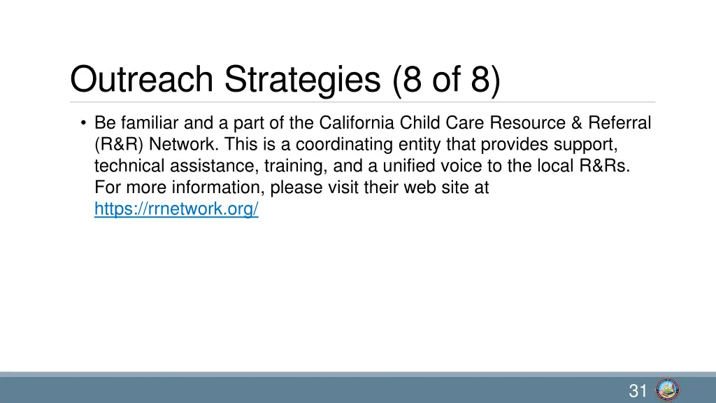 outreach strategies 8 of 8