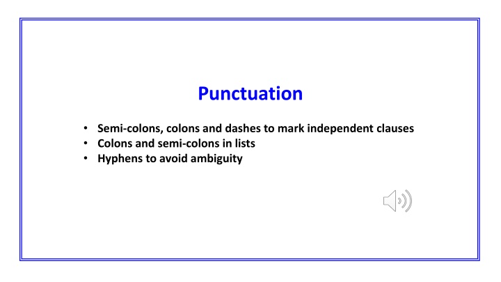 punctuation