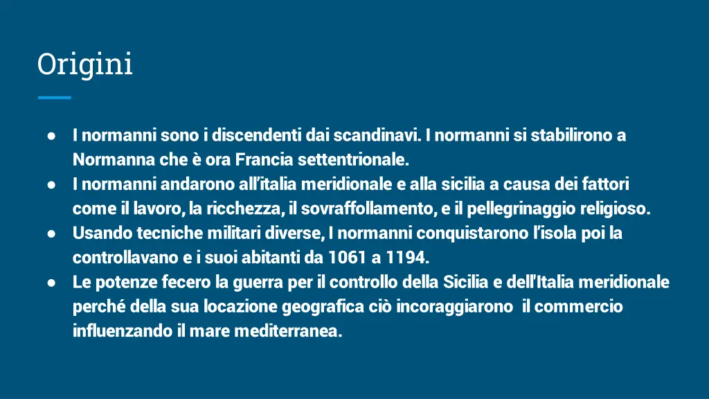 origini