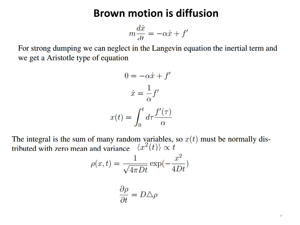 brown motion is diffusion