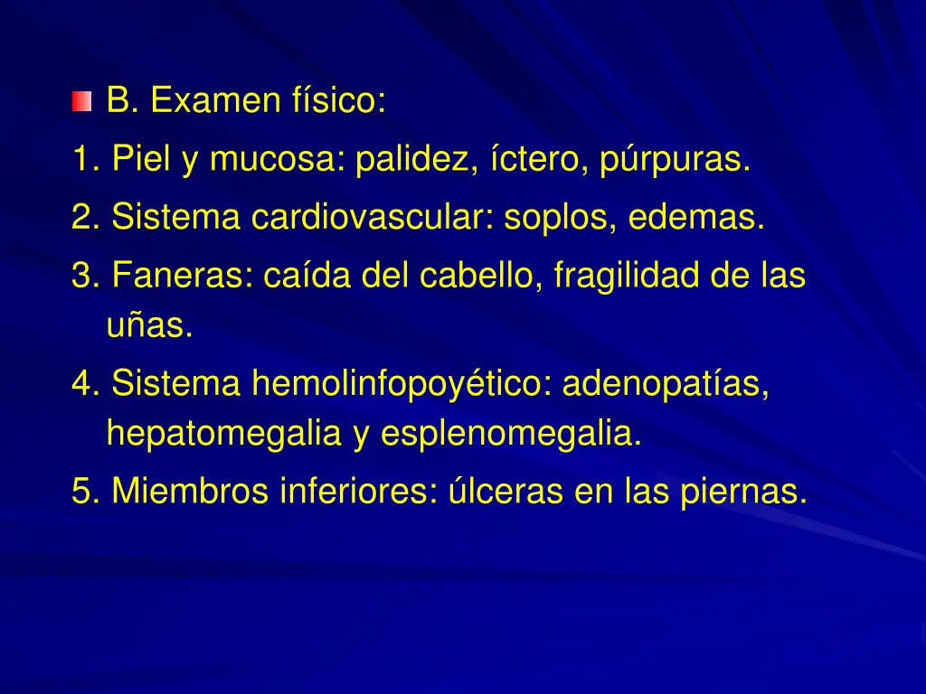 b examen f sico 1 piel y mucosa palidez ctero