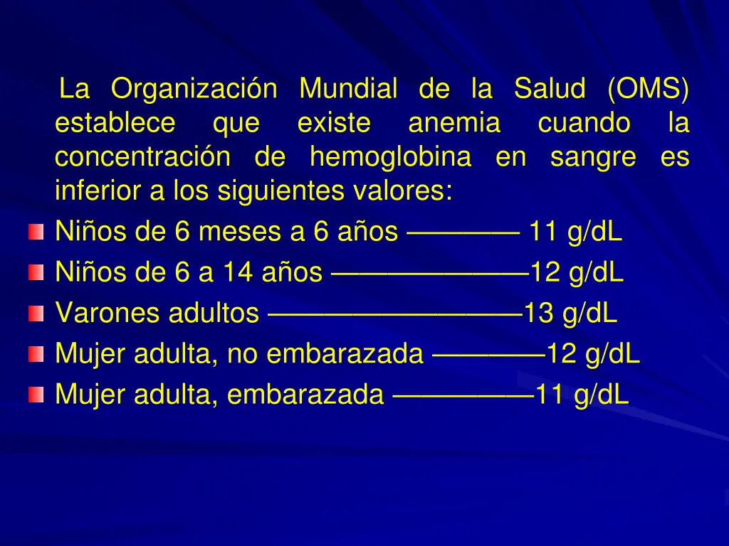 la organizaci n mundial de la salud oms establece