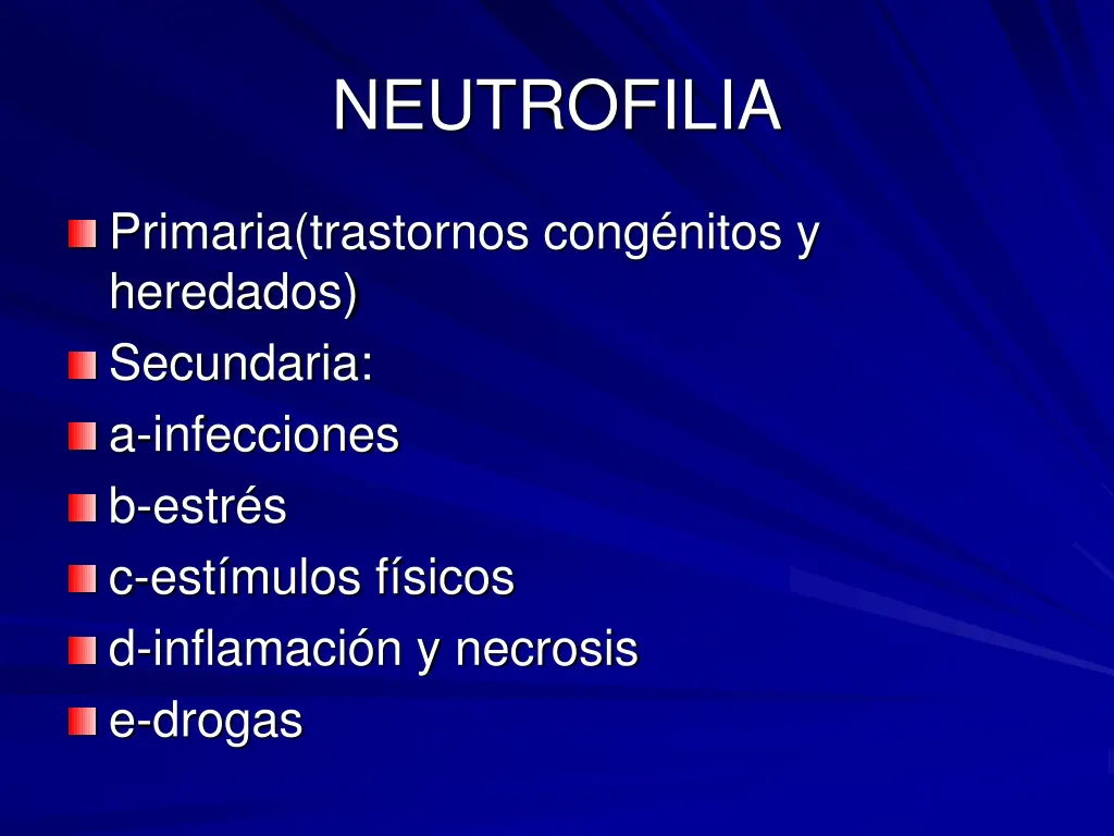 neutrofilia