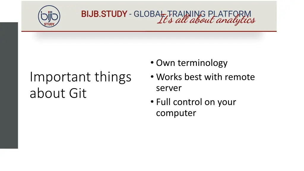 own terminology works best with remote server