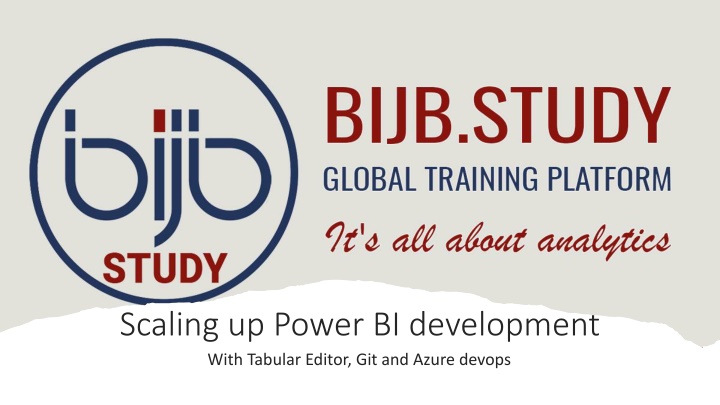 scaling up power bi development with tabular