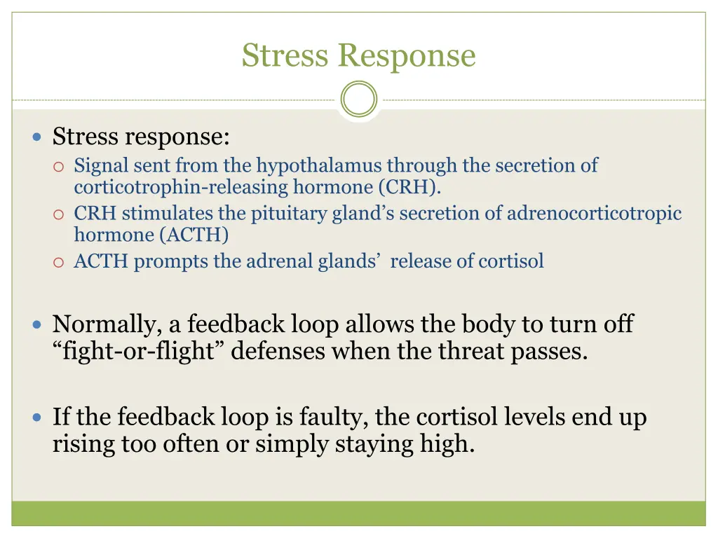 stress response