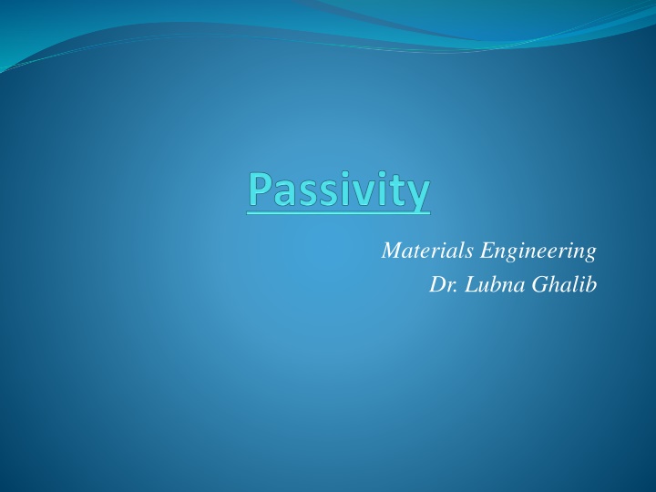 materials engineering dr lubna ghalib