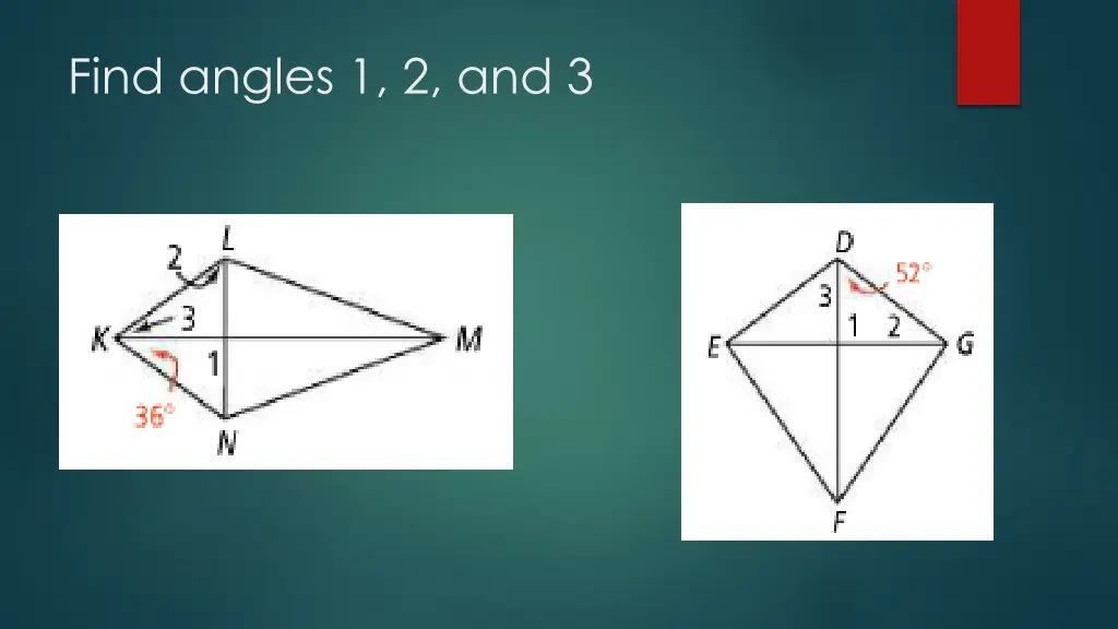 find angles 1 2 and 3