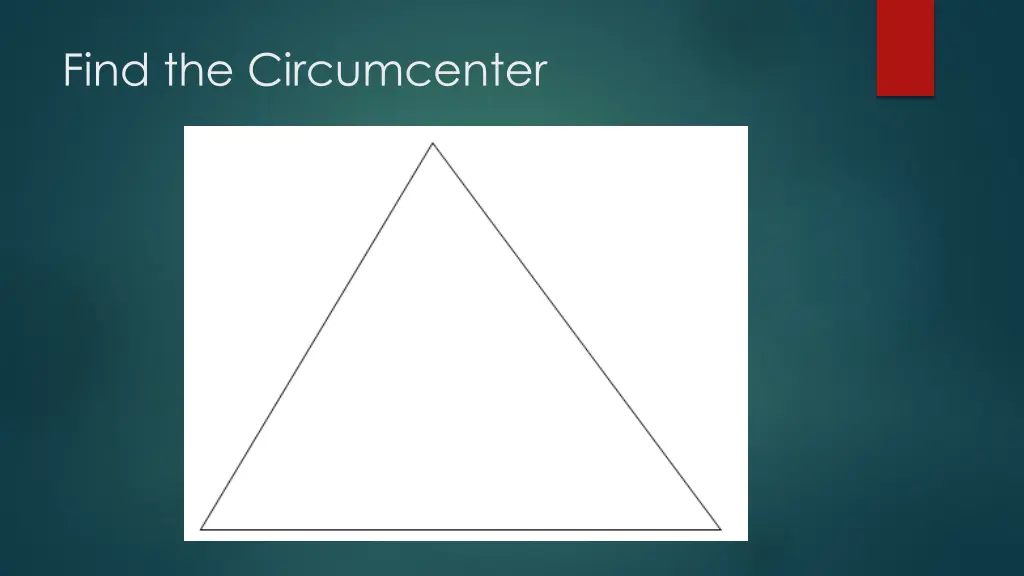 find the circumcenter 2