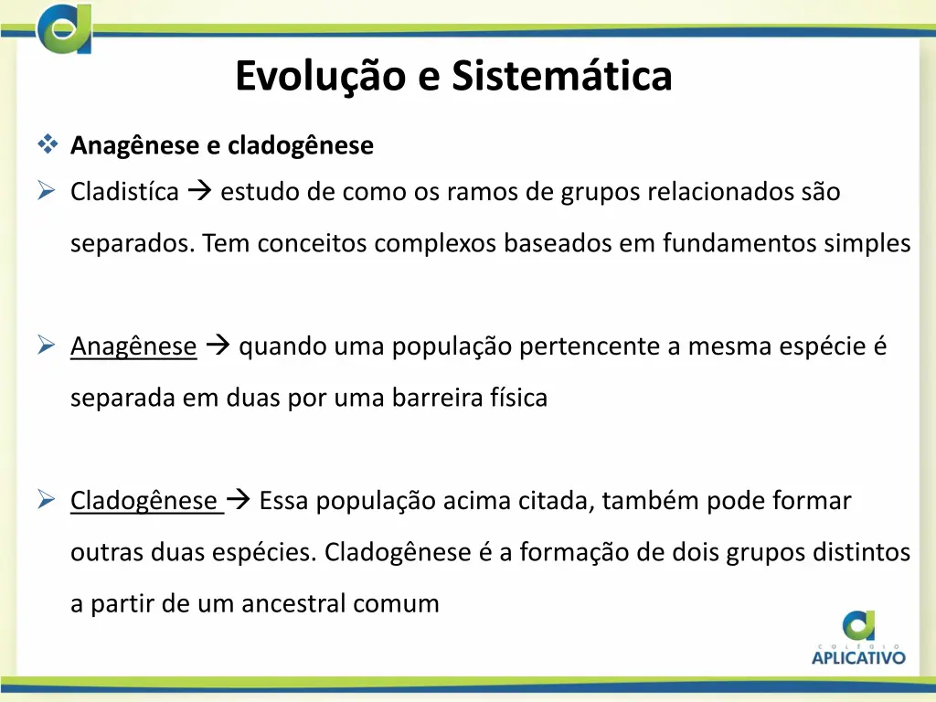 evolu o e sistem tica 6