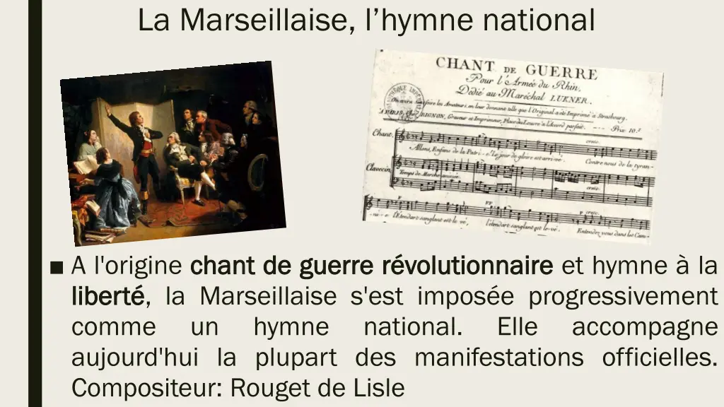 la marseillaise l hymne national