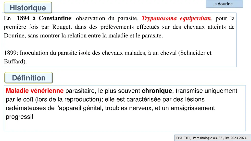 la dourine 1