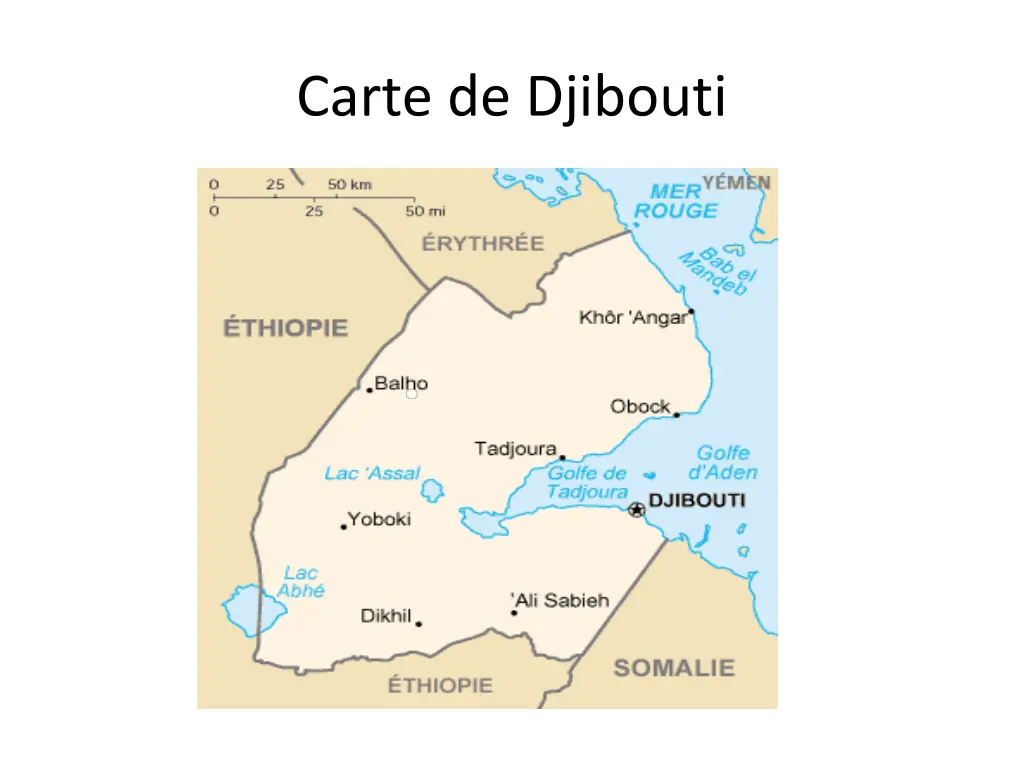 carte de djibouti