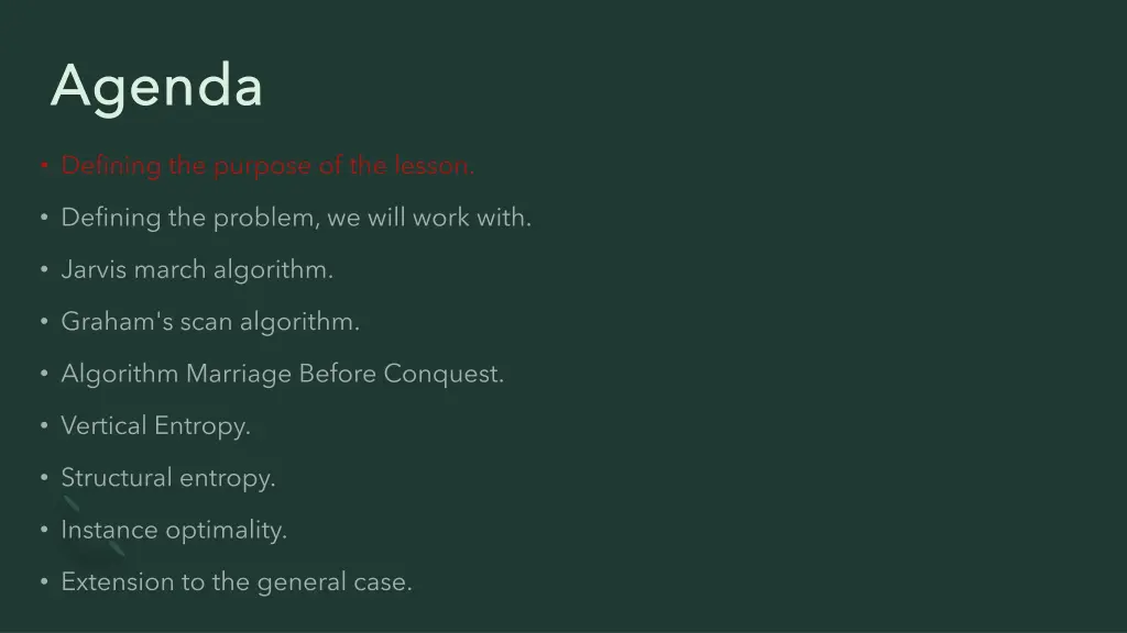 agenda agenda 1
