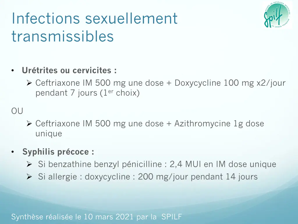 infections sexuellement transmissibles