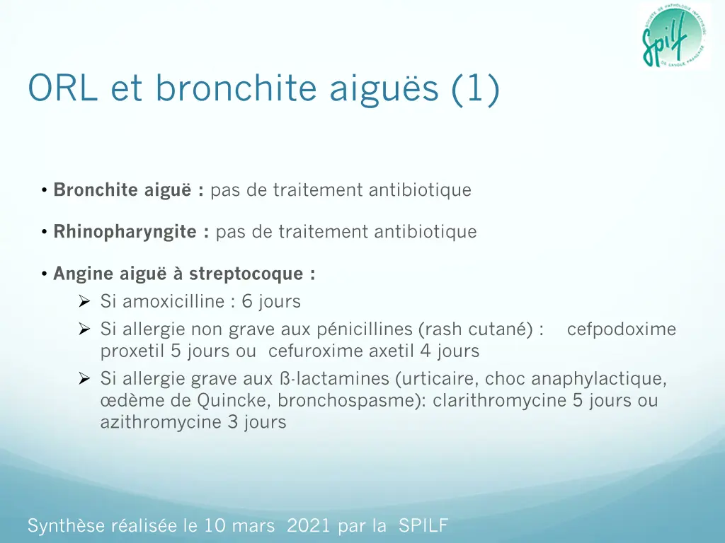 orl et bronchite aigu s 1