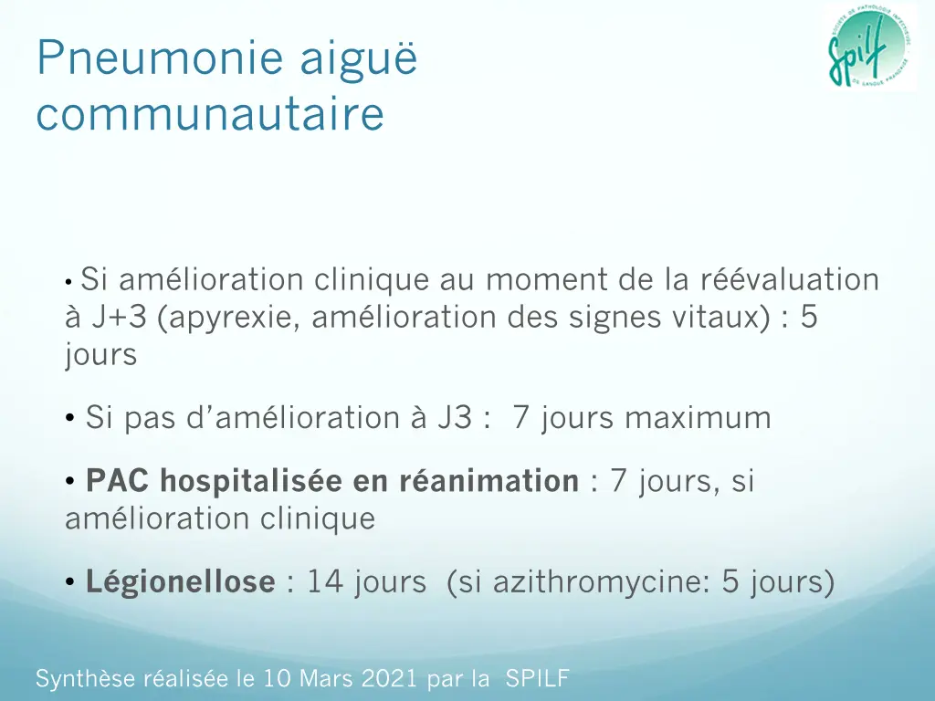 pneumonie aigu communautaire