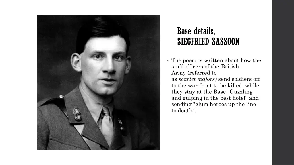 base details siegfried sassoon 2