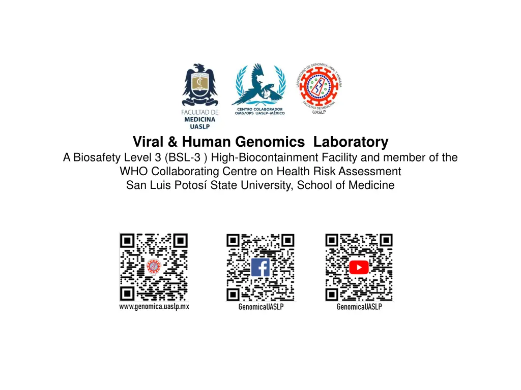 viral human genomics laboratory a biosafety level