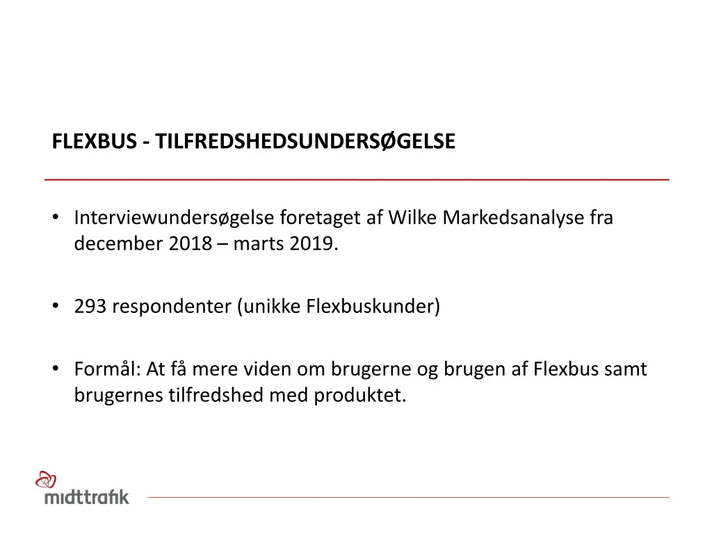 flexbus tilfredshedsunders gelse