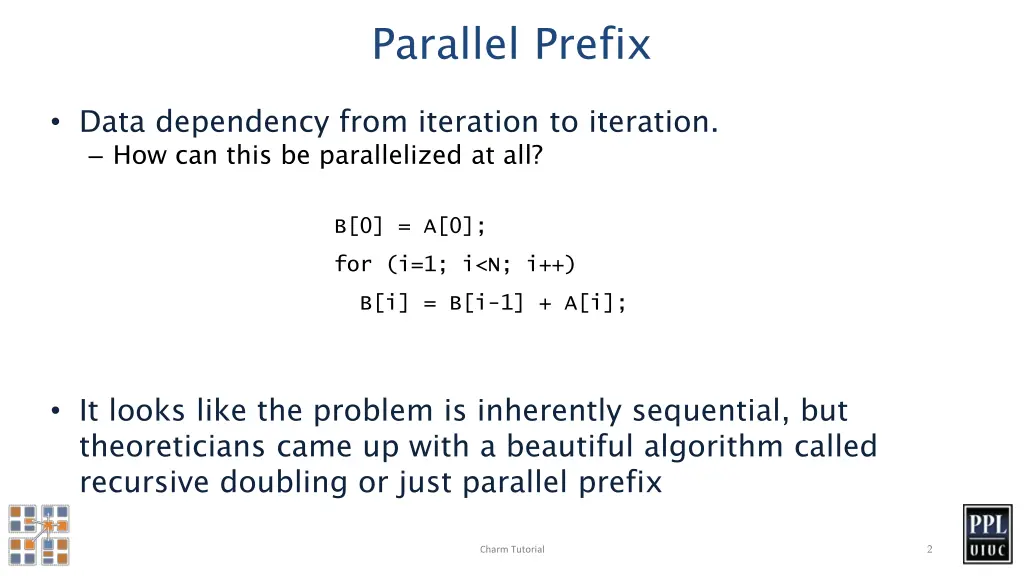 parallel prefix
