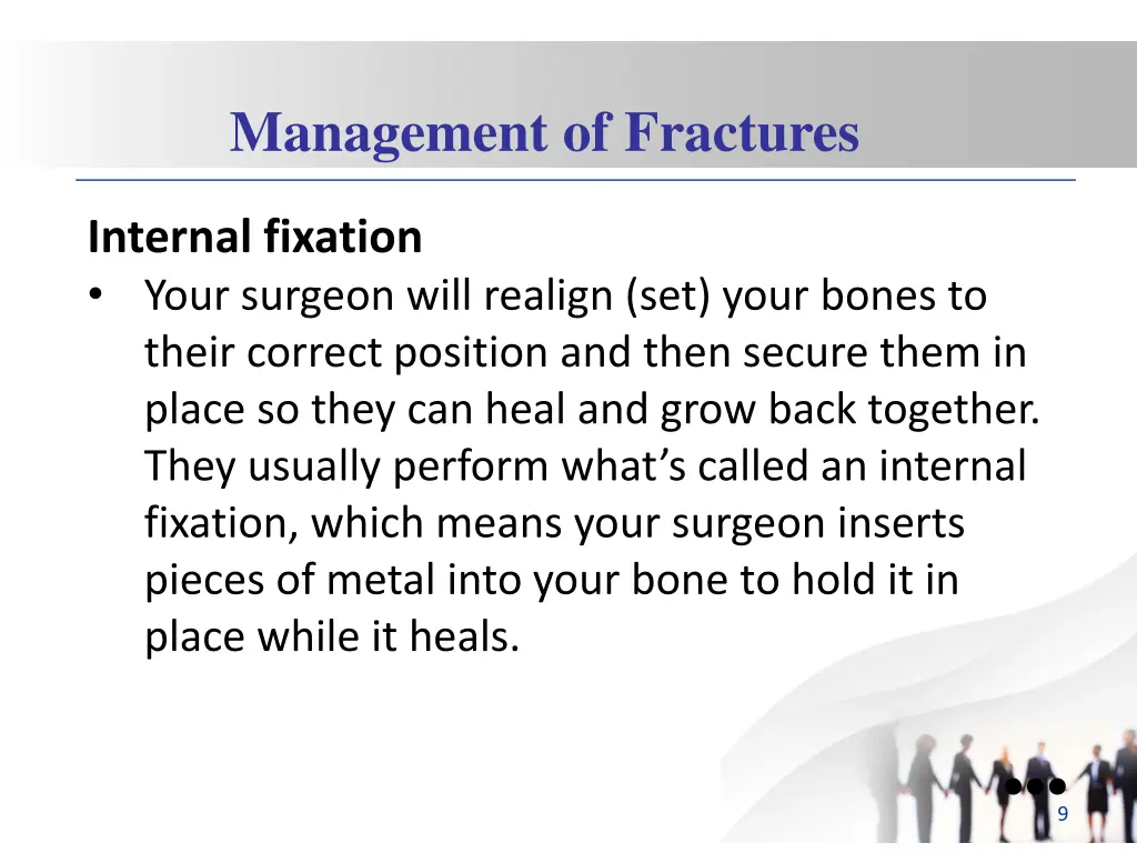 management of fractures 3